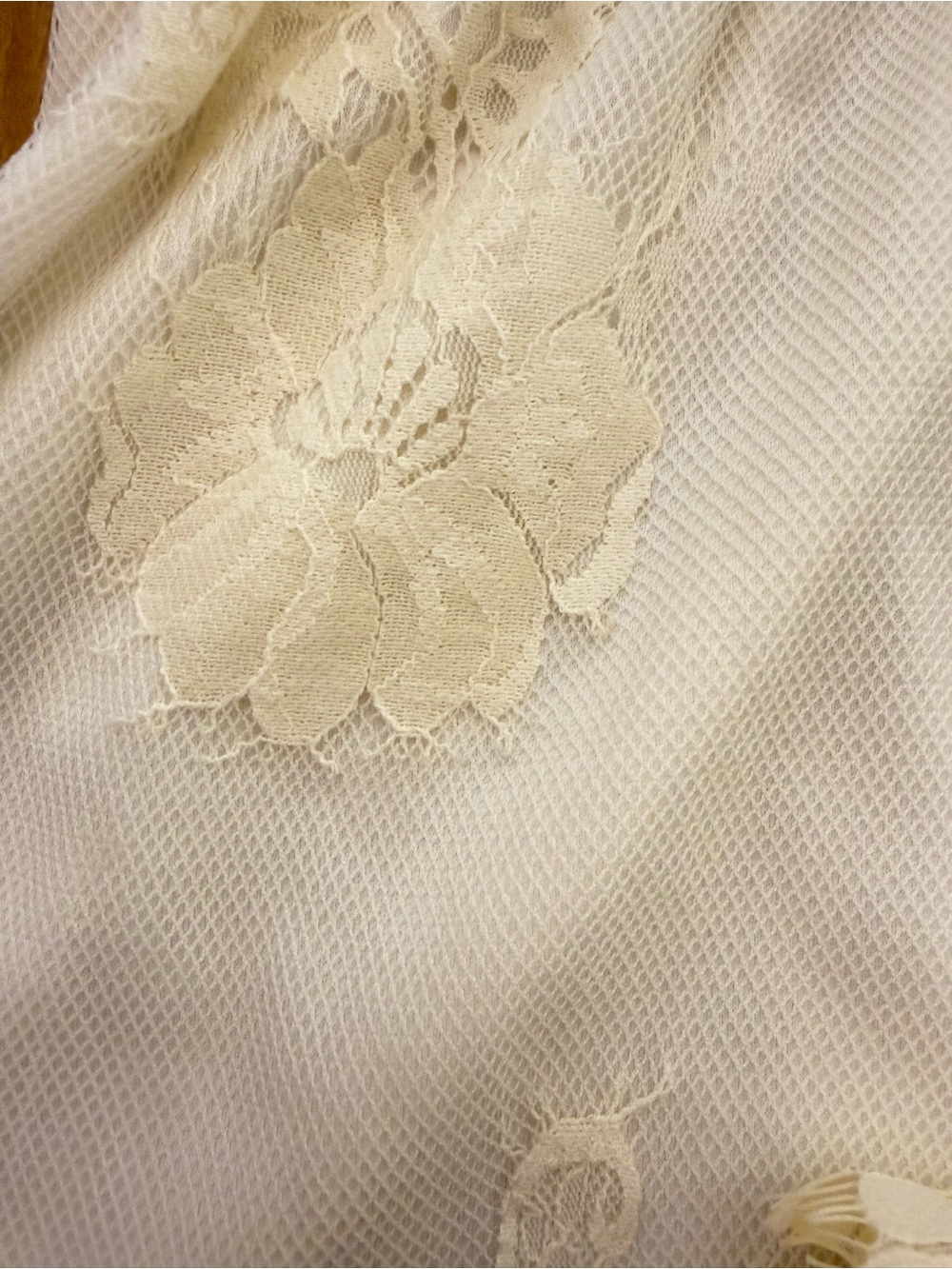 Show Me Your MuMu Loretta Romper White Ivory Lace Bell Sleeve Romper XL - Picture 11 of 16